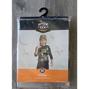 Kids Army Costume Halloween Costume Military Soldier w Dogtags